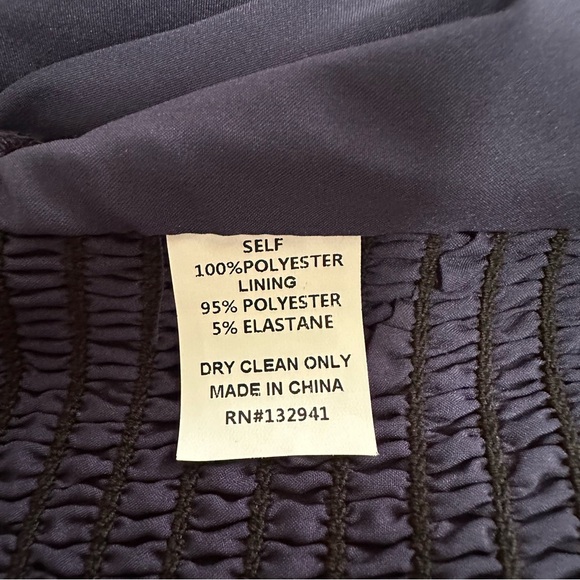 Amanda Uprichard Collina Jumpsuit NWT Women's Size Large Navy Plisse Cocktail - Picture 8 of 9